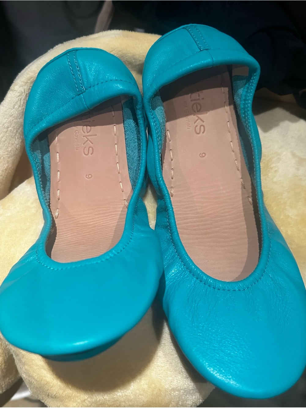 Tieks Blue Classic - Size 9